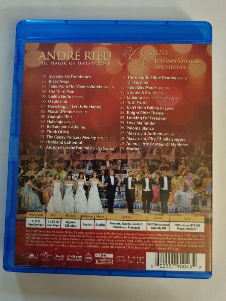 Andre Rieu The Magic Of Maastricht Blu-ray