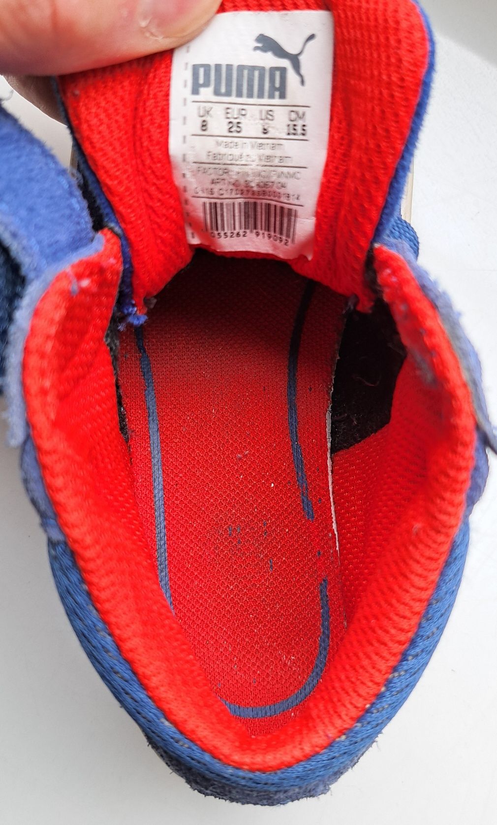 Buty Puma r. 25 za kostke zamsz