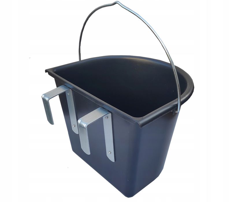 KORYTO z zaczepami i pałąkiem dla KONIA KONI deluxe 15l różowe