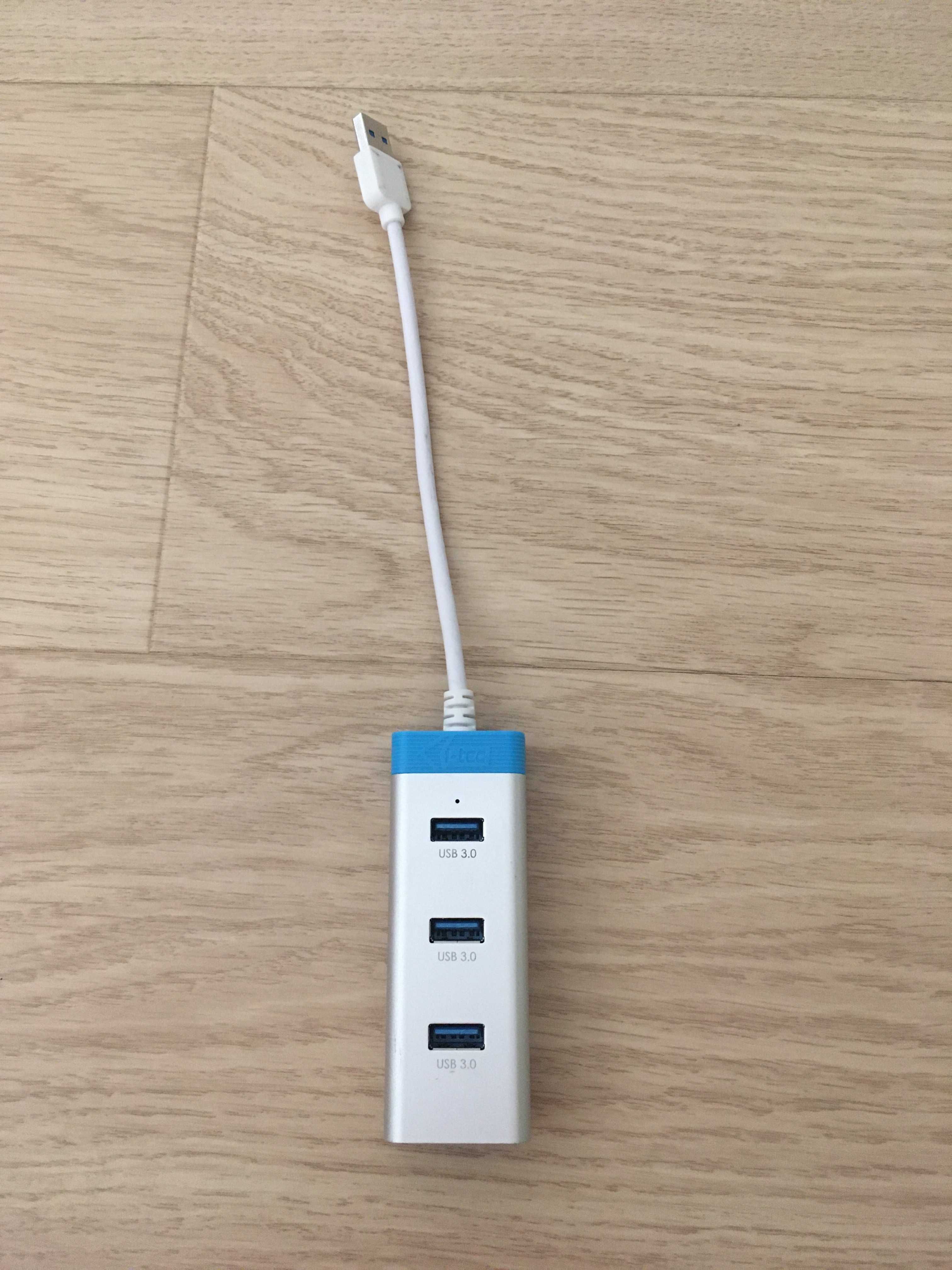 USB hub i-Tec U3A3HUB rozdzielacz 3 porty audio adapter