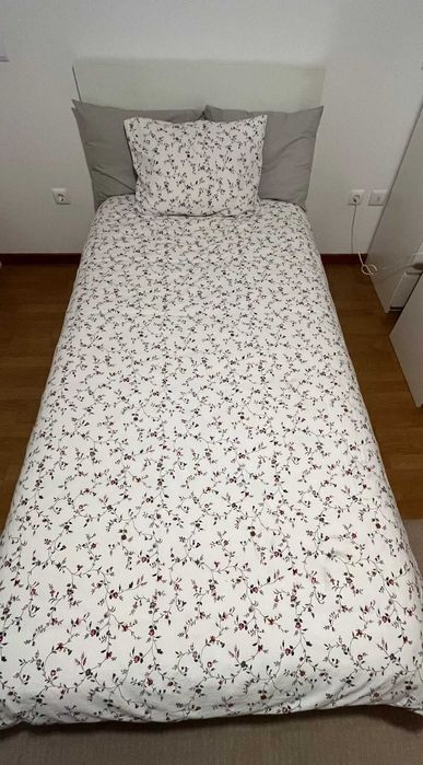 Cama IKEA Malm - Tamanho individual + Colchao