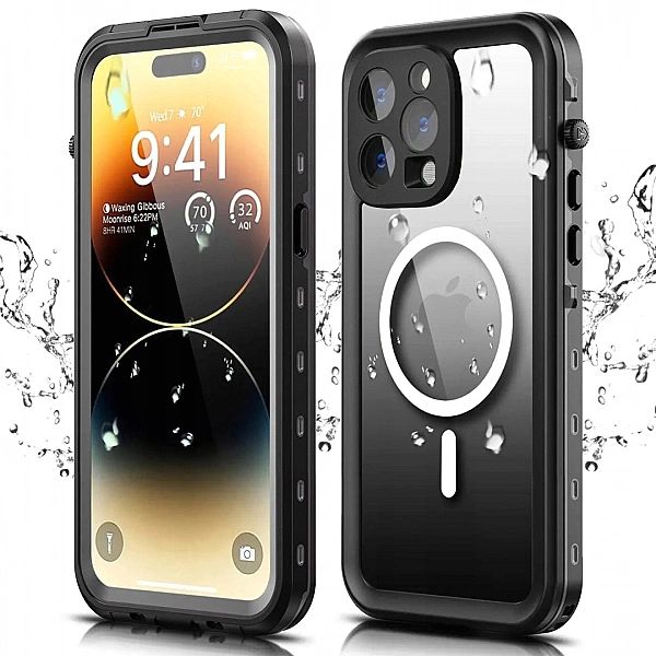 Etui wodoodporne IP68/360 z paskiem do iPhone 14 Pro - pokrowiec, fute