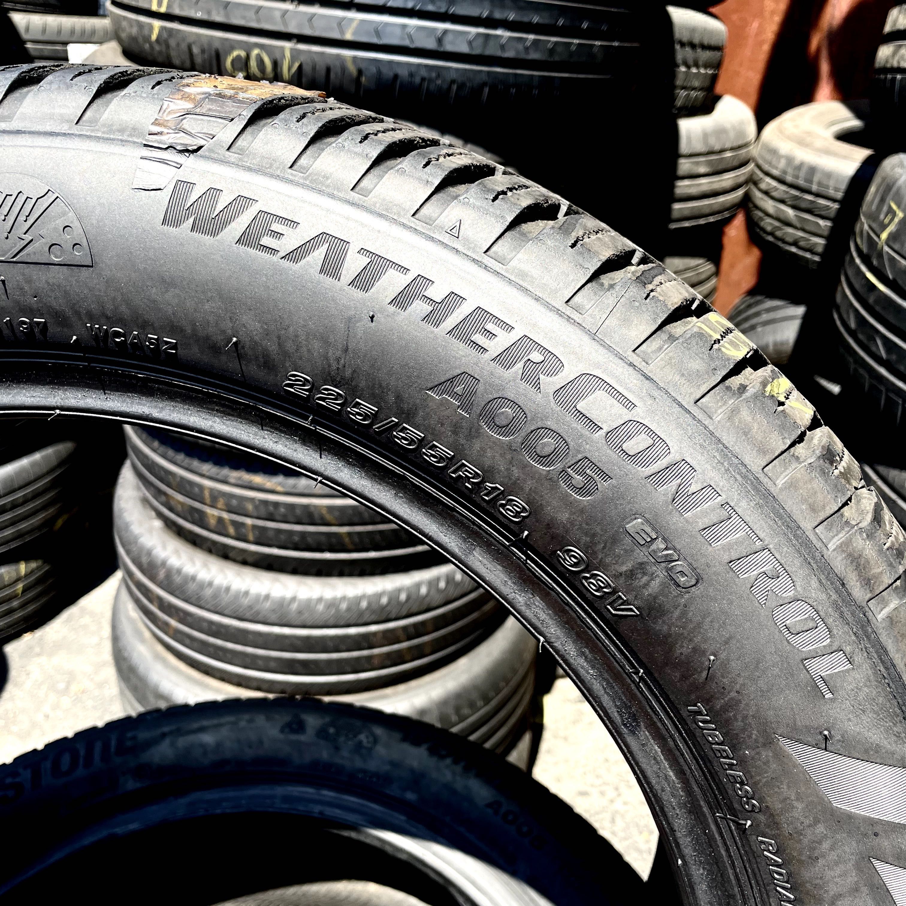 225/55/18 Bridgestone WeatherControl A005 | 95%остаток | зимние шины