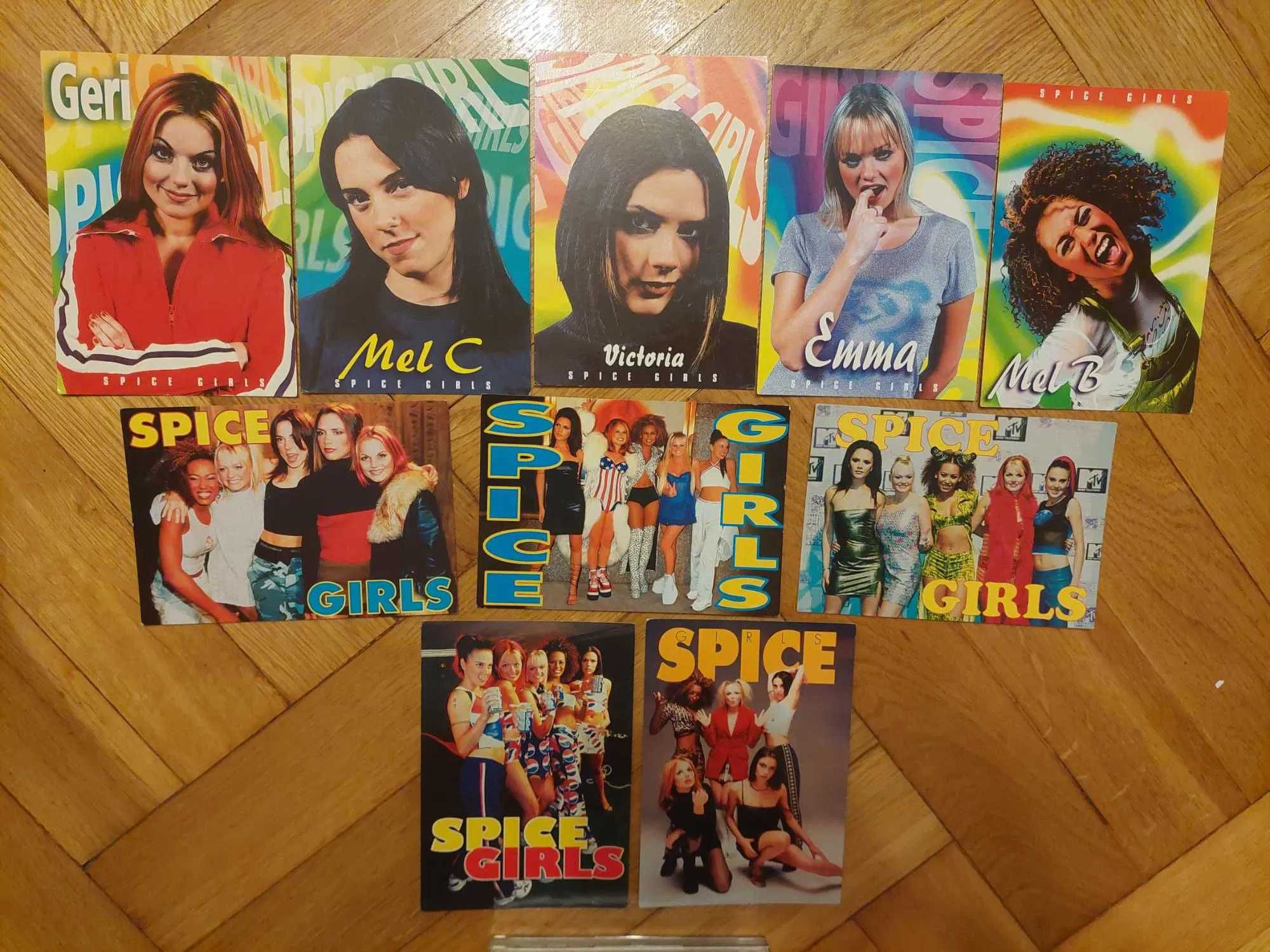 Zestaw kolekcjonerski Spice Girls płyty i pocztówki