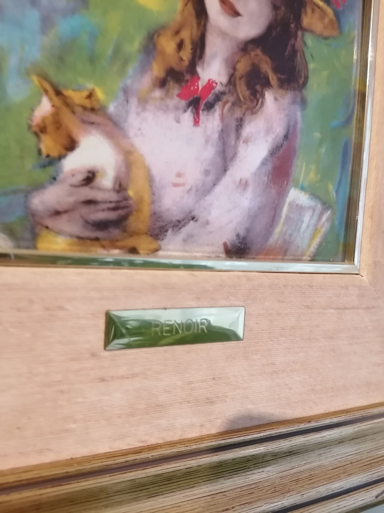 Dois quadros coleção (esmalte a fogo) - mestres do Impressionismo