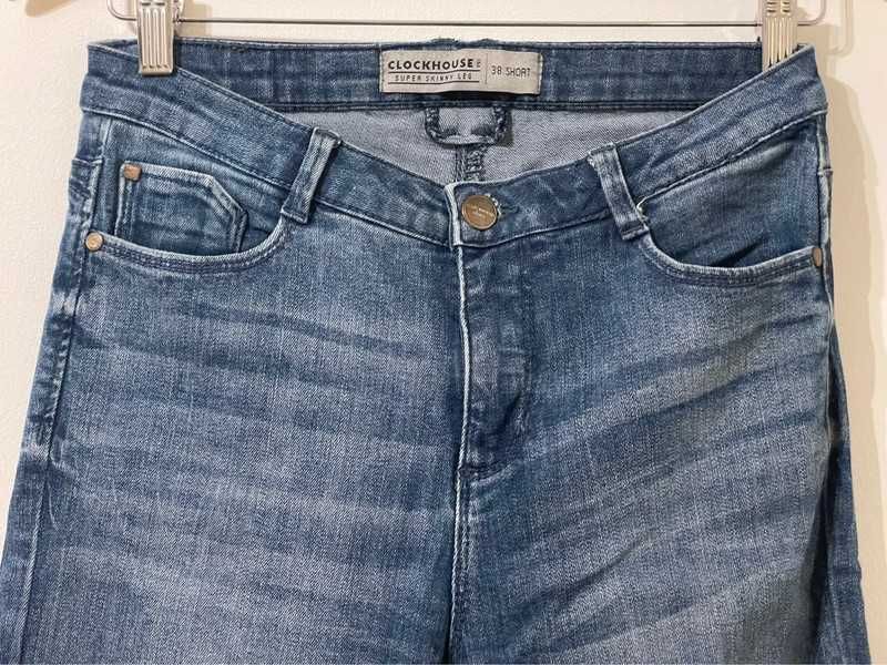 C&A Clockhouse super skinny leg jeansy rozm. 38 short