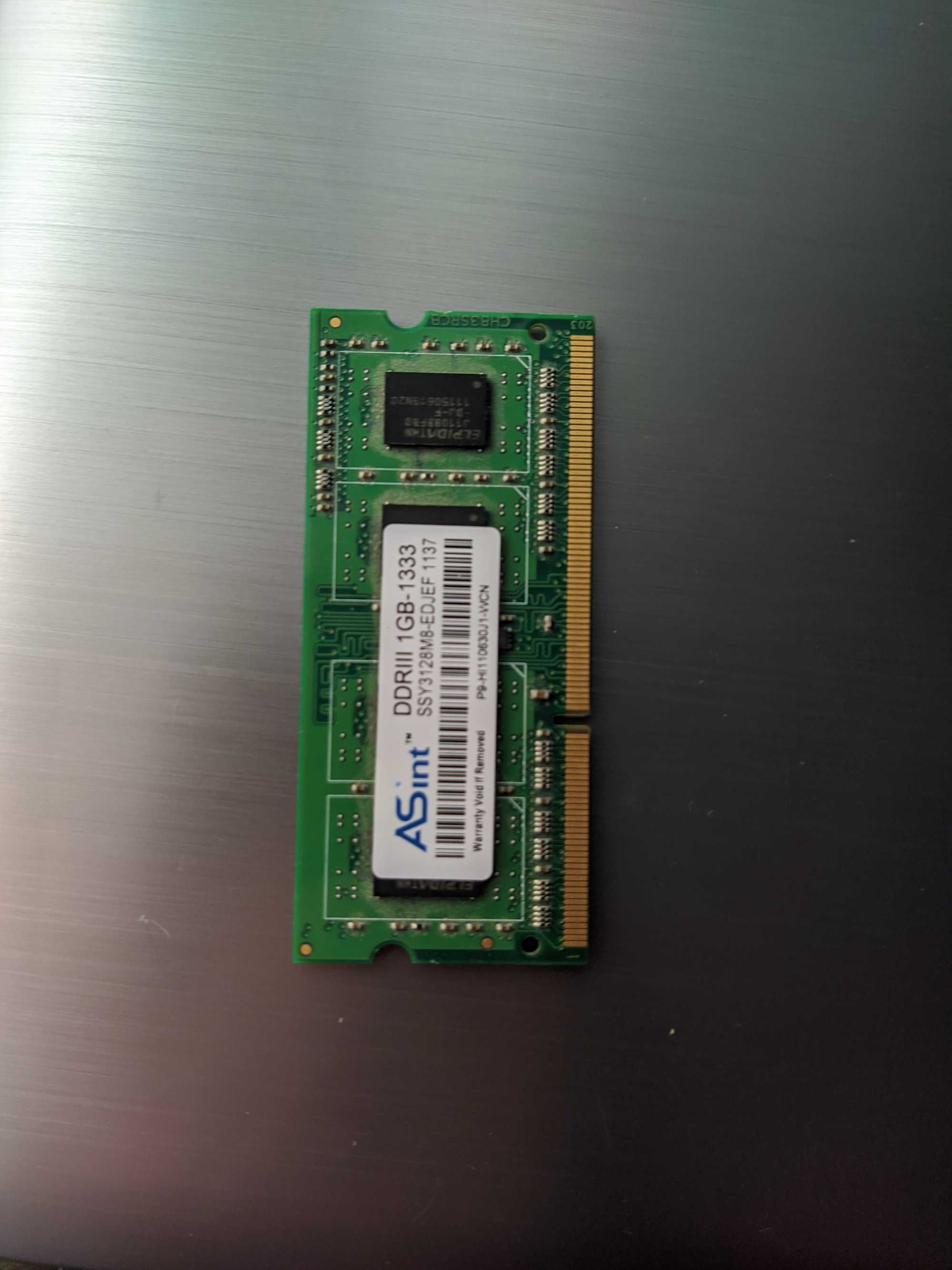 ASint 1 GB DDR3 1GB-1333 SODIMM