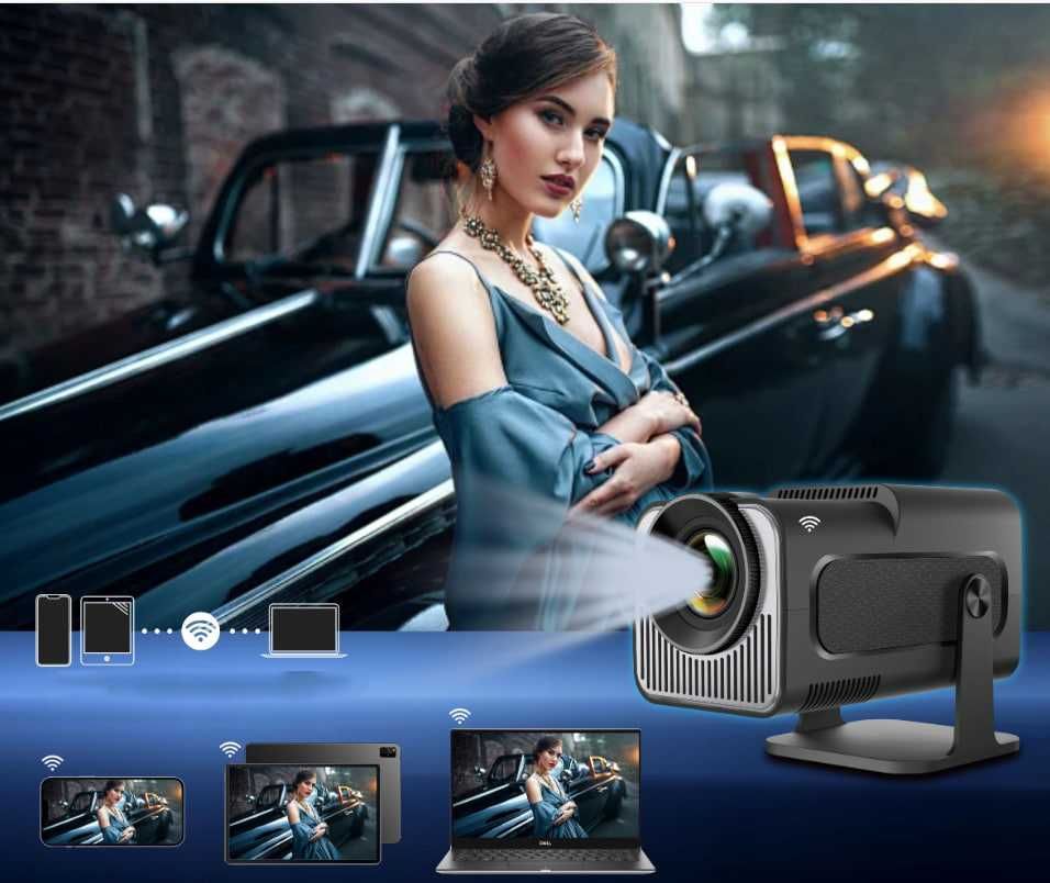 Projektor HY320 Mini - Rzutnik 4K Android Full HD - Wersja 2025