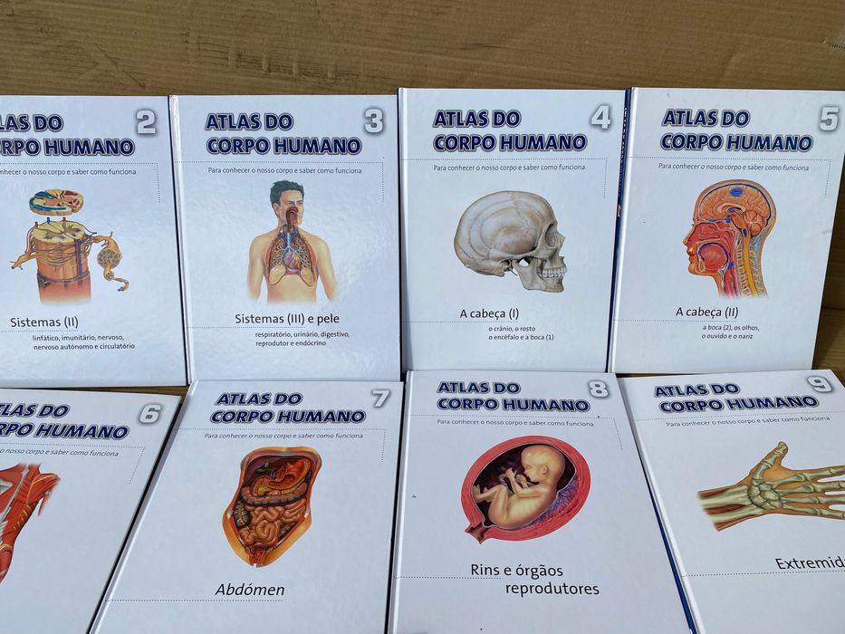Atlas do corpo humano - 11 livros