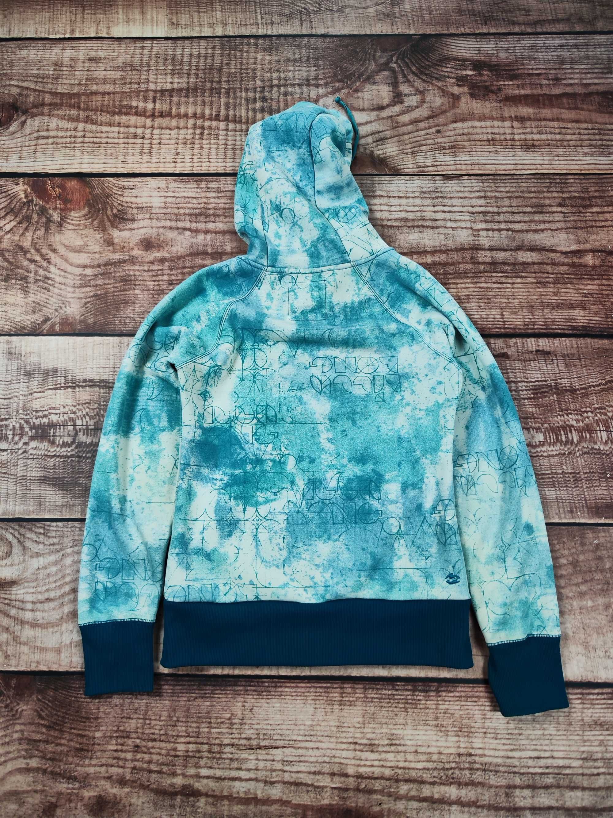 Bluza rozpinana Billabong z kapturem drip drill y2k cyber alternative