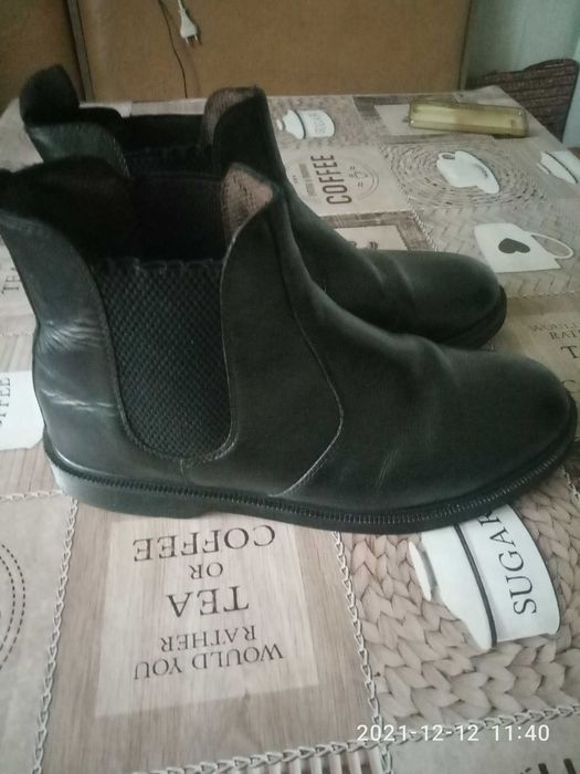 Фирменные кожаные ,мужские  полусапожки, Oaktrakt р.44