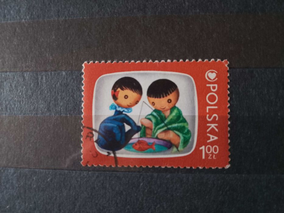 Znaczek pocztowy Jacek i Agatka