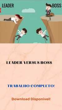 Liderança | Chefe versus Líder