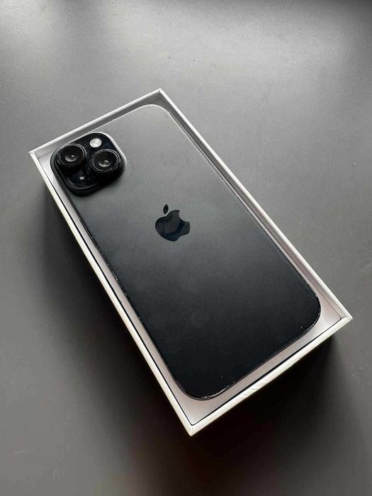 iPhone 15 128GB - Czarny - Bateria 100%