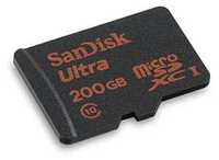 Cartão de memória SanDisk Ultra 90MB/s microSDXC 200GB