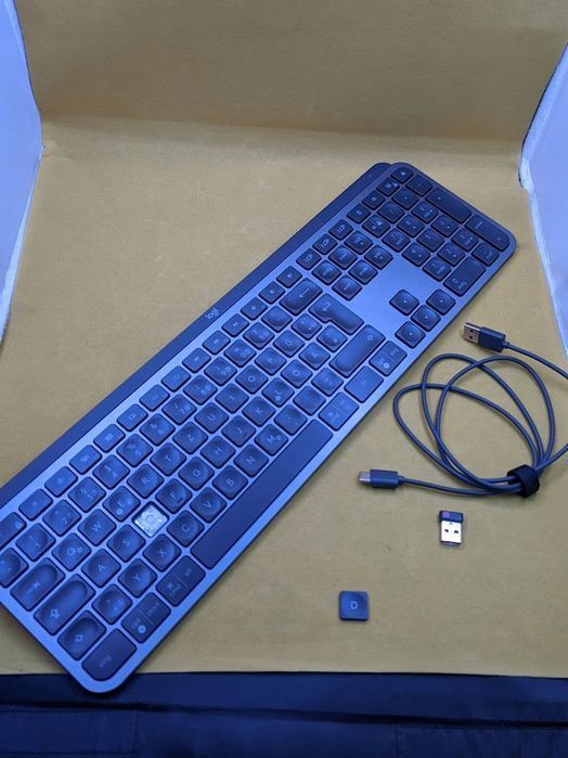 klawiatura membranowa logitech mx keys czarna układ niemiecki de