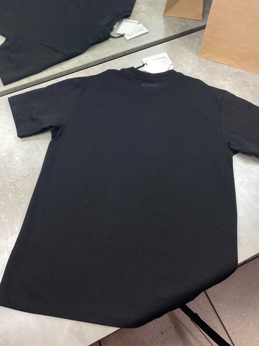 Черная футболка с принтом Vetements коттон мужская футболка f623
