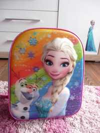 Plecaczek dziewczęcy trójwymiarowy motyw Elsa z Krainy Lodu