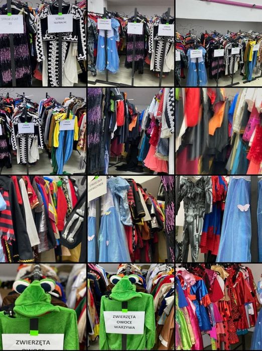 Sprzedam wypożyczalnie strojów dla dzieci i dorosłych