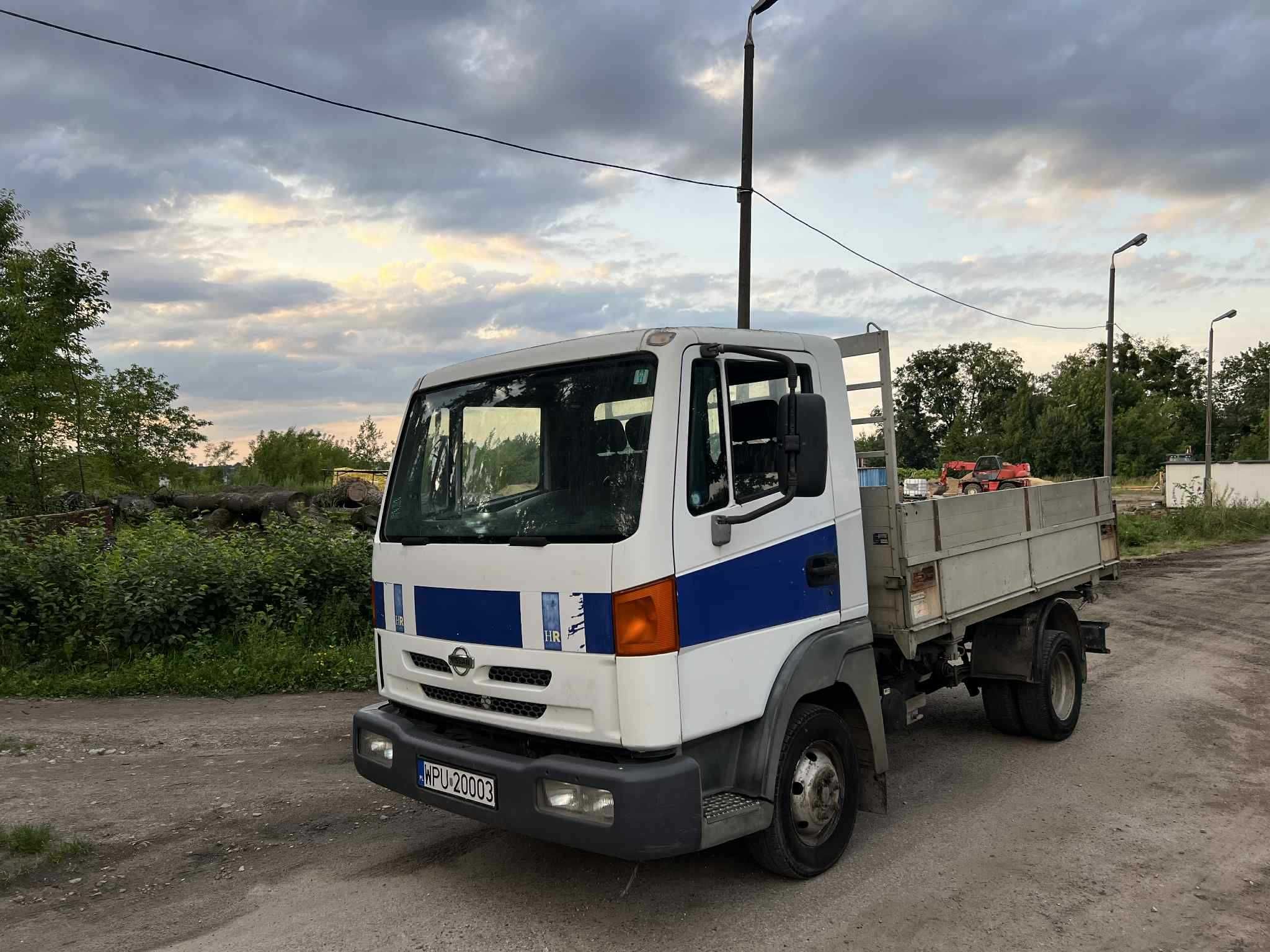 Nissan Atleon Aluminiowy kiper Sutter wywrotka 3 stronna 3.5t kat.b !