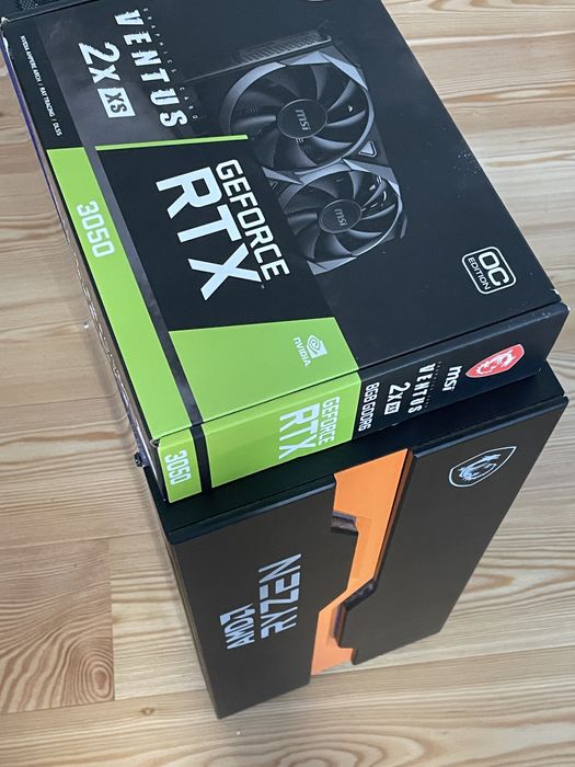 Torre amd ryzen 5 3600 rtx 3050 8gb 80gb ram 512 nvme + 512 hdd