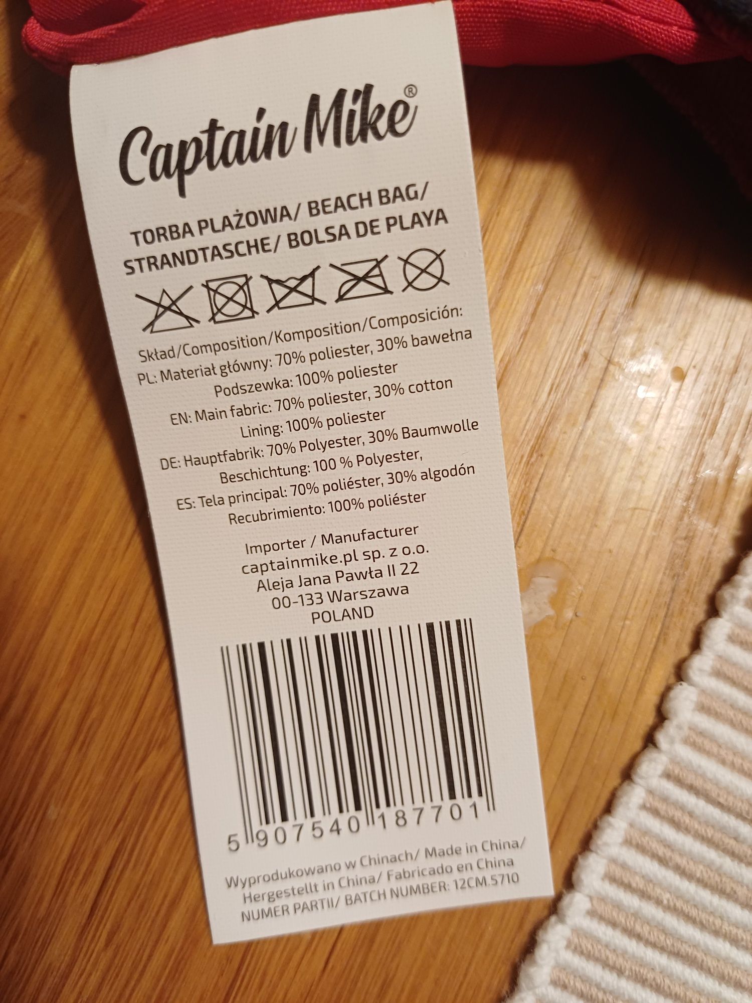 Torba plażowa  Captain Mike
