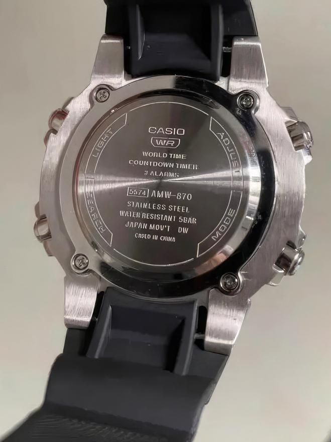 Мужские часы Casio AMW-870-1A ! Оригинал! Фирменная гарантия 2 года!