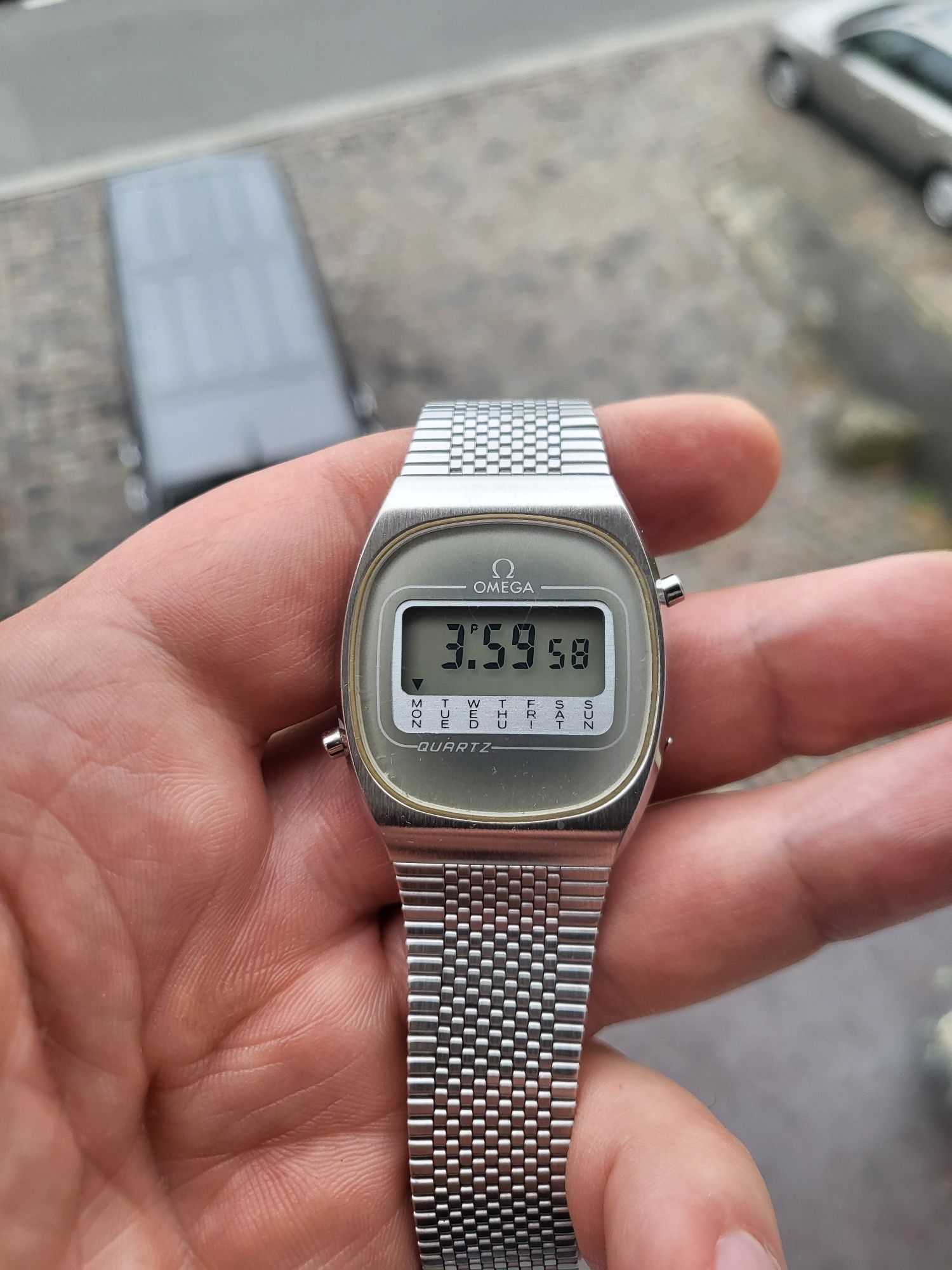 Zegarek Omega LCD vintage