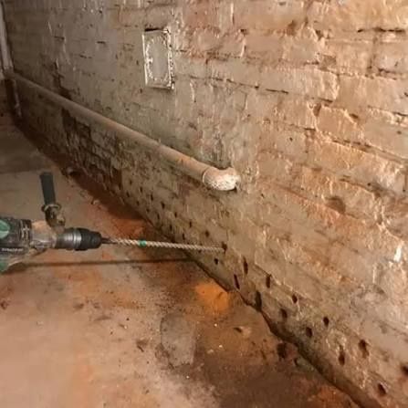 Osuszanie budynków,  scian , iniekcja, izolacja pionowa i pozioma