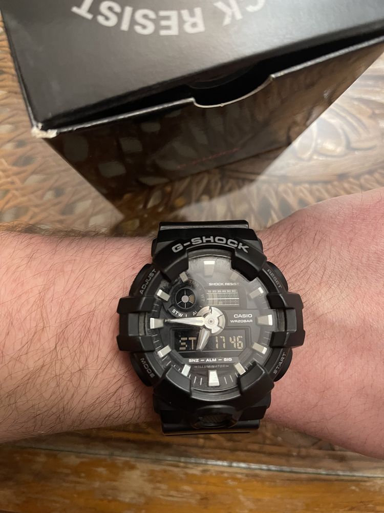 Zegarek G-shock meski czarny