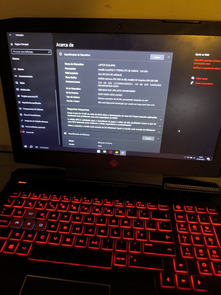Notebook gamer HP Omen