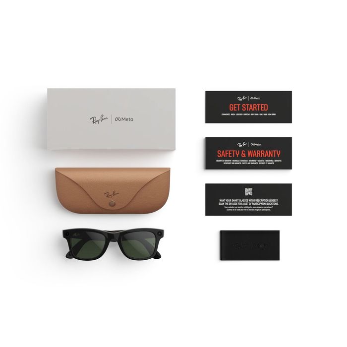 Продам Ray-Ban Meta Wayfarer (Gen 2) Shiny Black Transitions Green