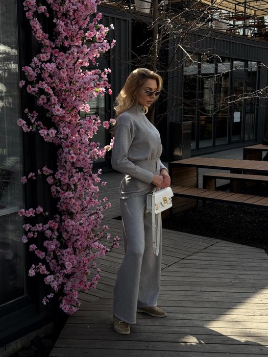 Костюм зі штанами, трикотажний костюм, вязаний костюм ivina boutique