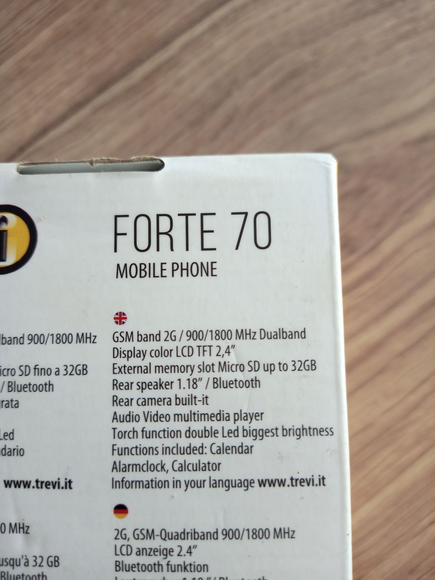 Telefon Trevi Forte 70 uszkodzony