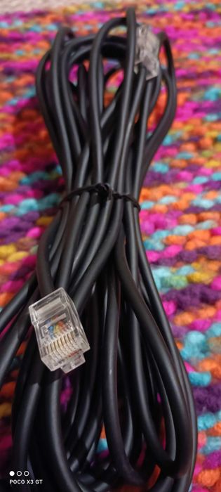 Интернет-кабель, патч-корд 5 м. прорезиненный витая пара
