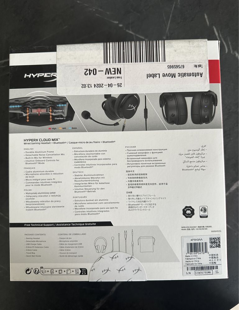 HyperX Cloud Mix – nowe, ZAPIECZĘTOWANE