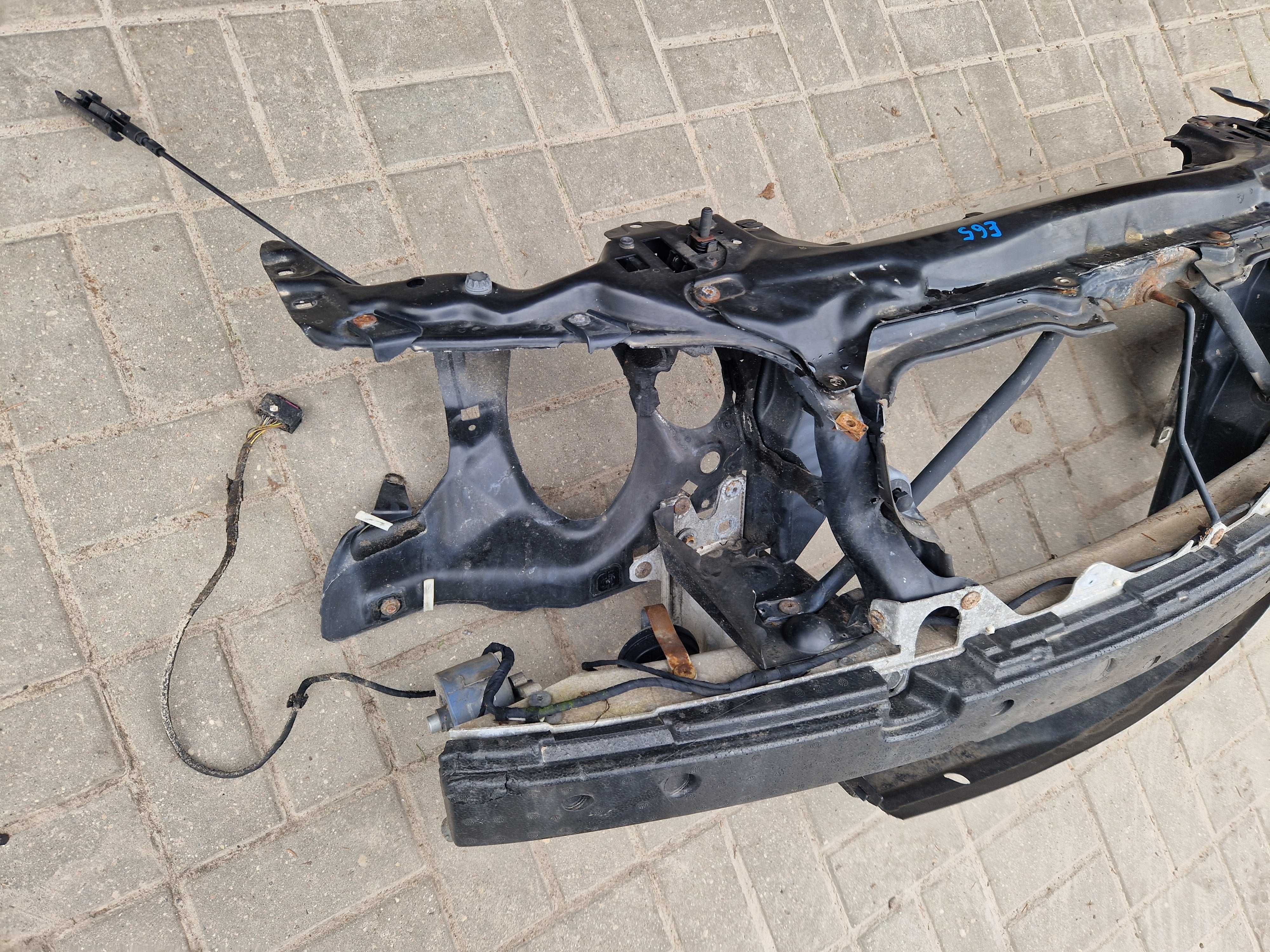 BMW 7 E65 E66 Pas Przód Belka Wzmocnienie Czołowe Stan BDB