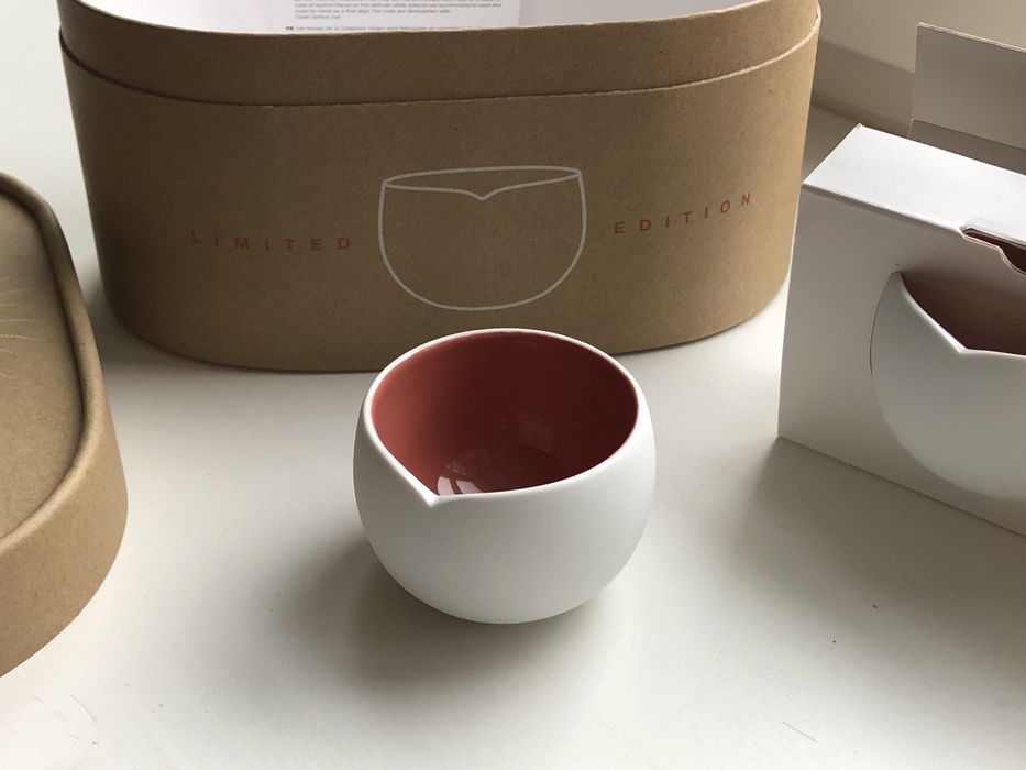 Filiżanki porcelanowe + podstawka nespresso limited edition