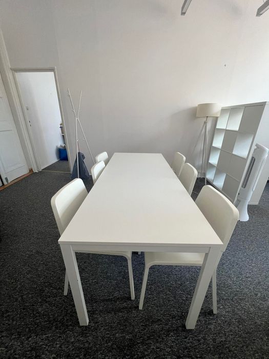 Stół jadalniany VANGSTA (rozkładany) + komplet 6 lub 8 krzeseł - IKEA
