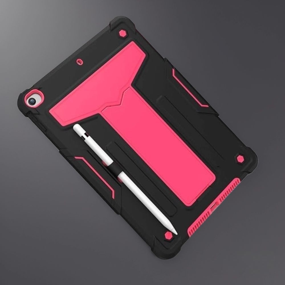 Pancerne Etui z Podstawką do iPad 7/8/9 Generacji 10.2 Cala Różowe