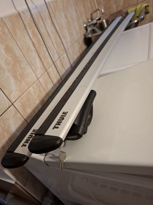 Thule 775 bagażnik dachowy na relingi belki wingbar evo  poprzeczki