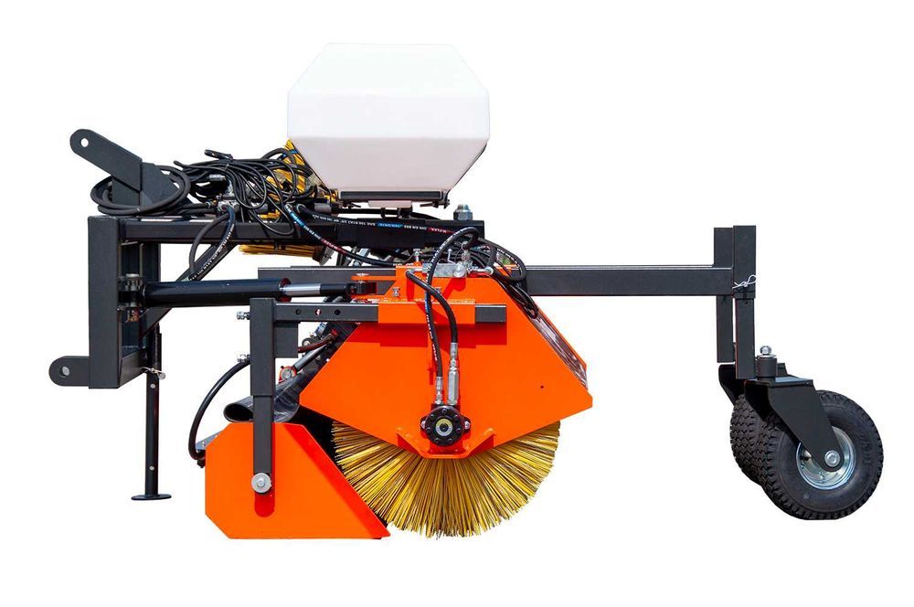 Zamiatarka ogrodowa drogowa uliczna komunalna  parkingi METAL-TECHNIK