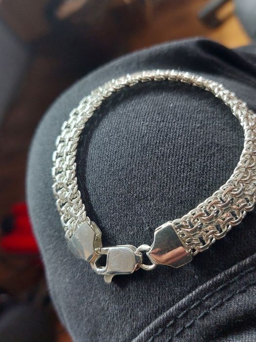 Браслет Срібний,925°"бісмарк подвійний"