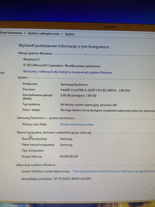 Komputer ATIV One All In One Samsung DP500A2D
