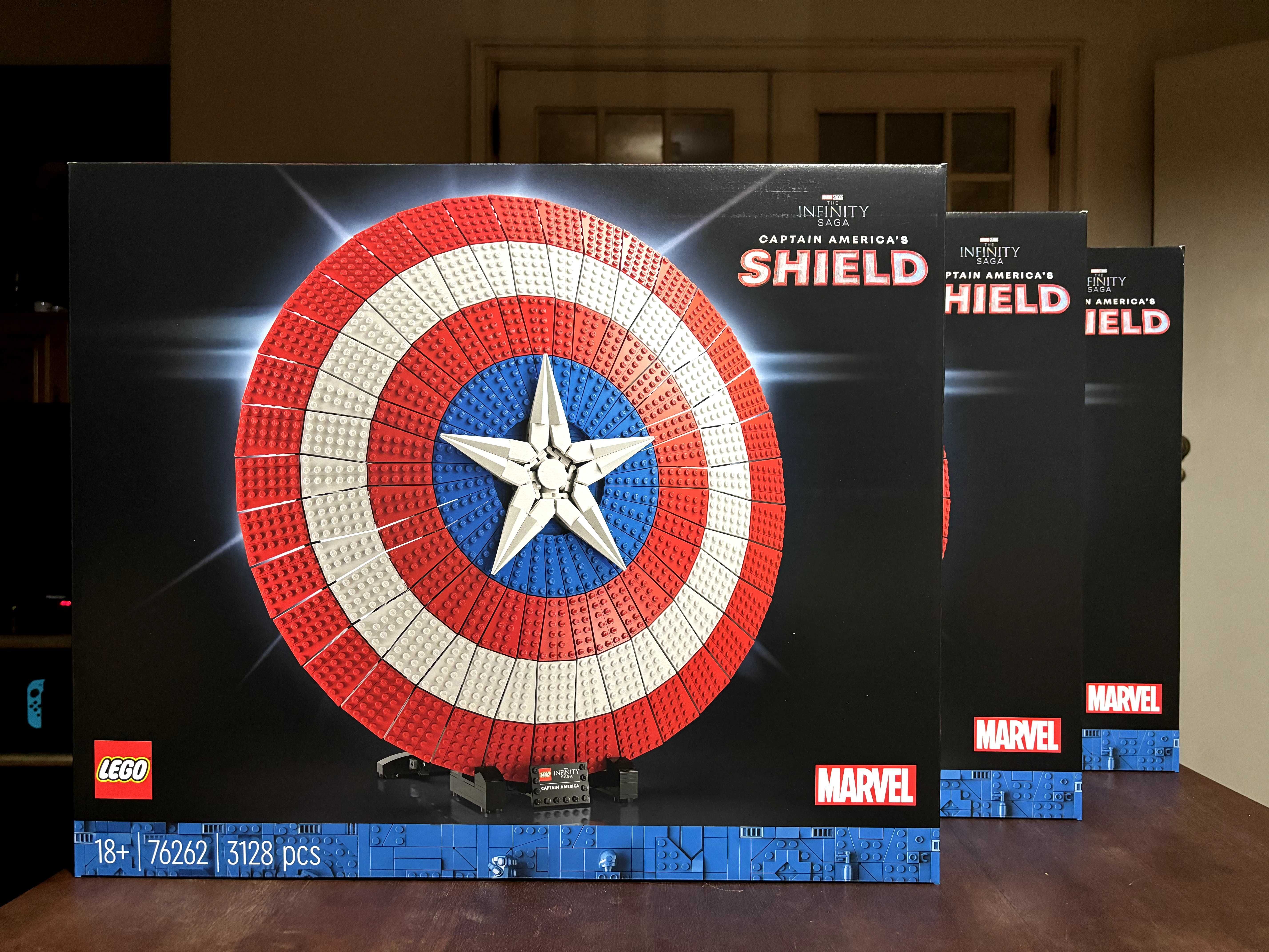 LEGO Marvel Captain America's Shield 76262 [NOVO/SELADO]