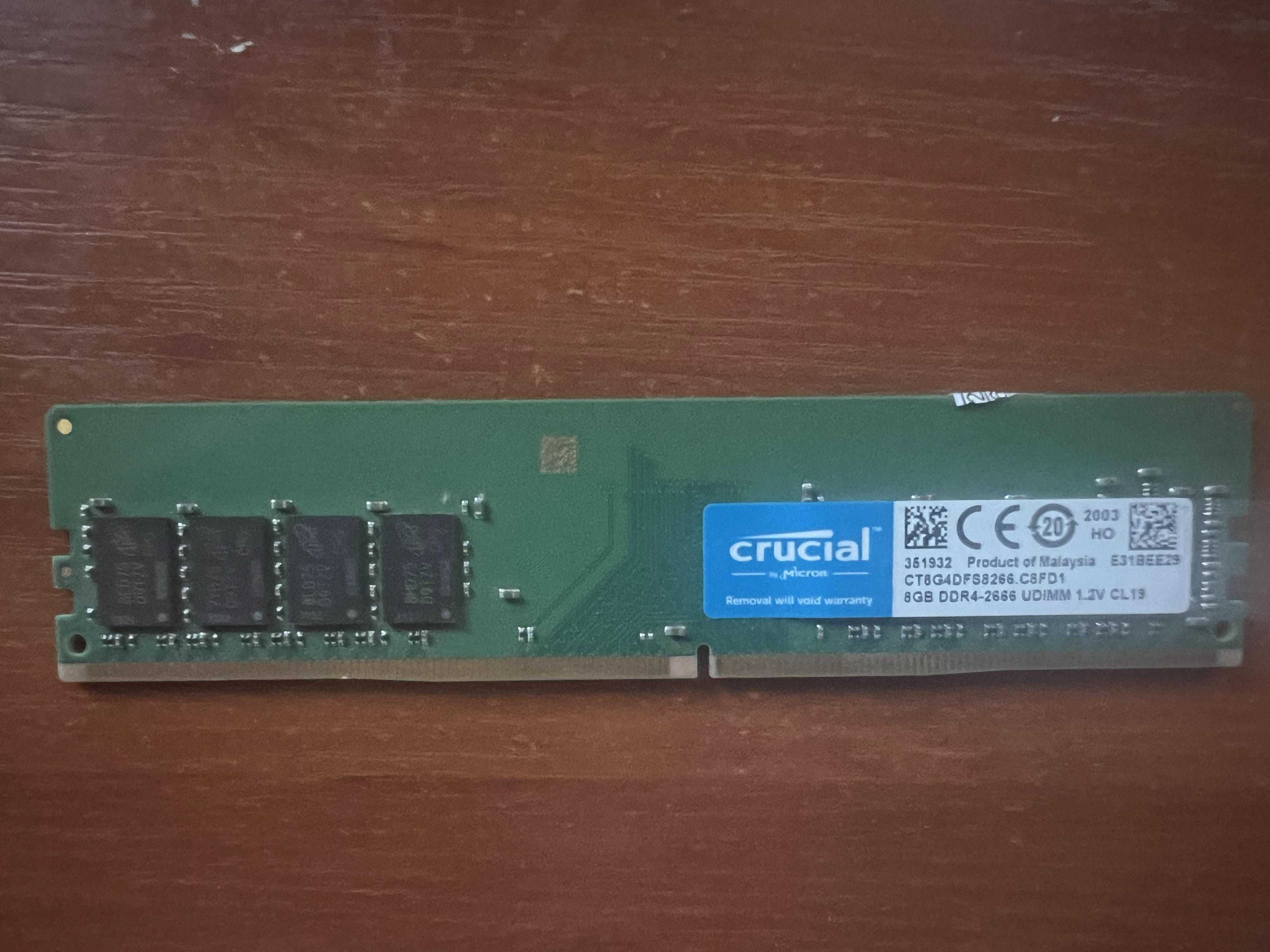 Оперативна памʼять Crucial DDR4 8gb