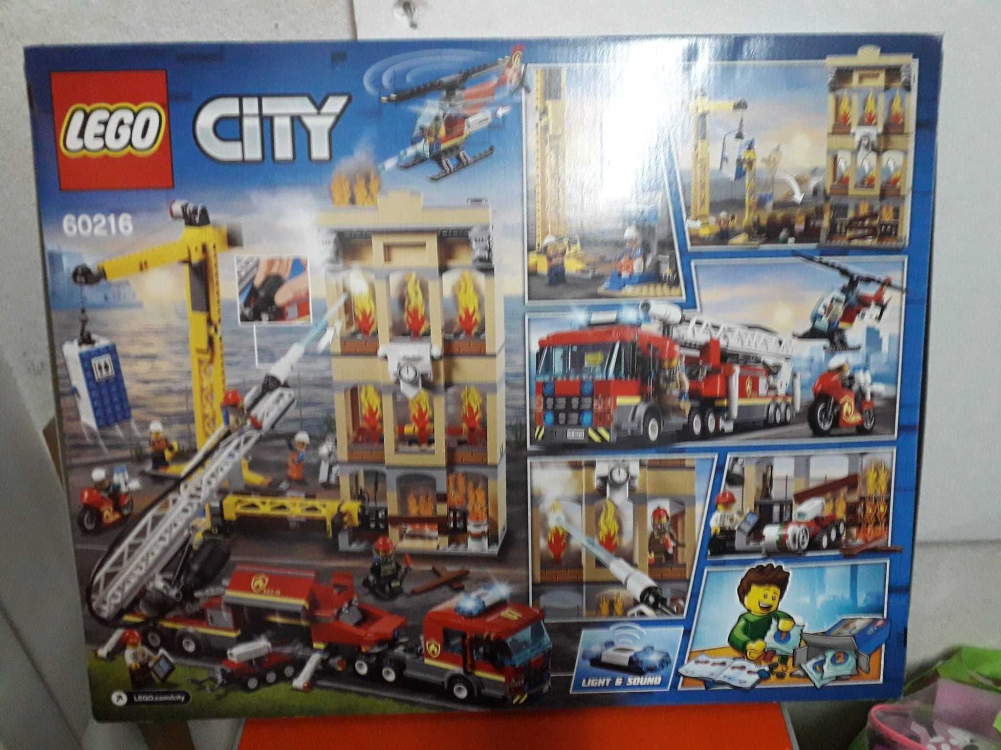 LEGO CITY 60216 / 60258 Downtown Fire Brigade/Oficina Tuning (SELADOS)