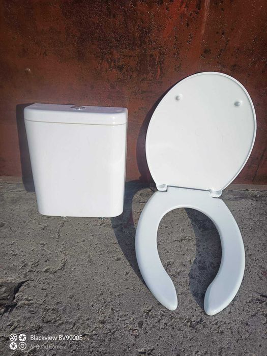 Бачок (с арматурой) и сидушка к унитазу cersanit ETIUDA 593.