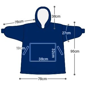 Elidepe Bardzo ciepła Bluza z kapturem, oversize kolor szary