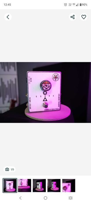 Bramka Szumów Occvlt Pedals Gate ISP Decimator II G-String Handmade